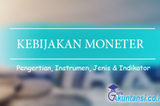 Pengertian Kebijakan Moneter