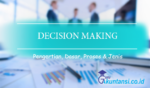 Decision Making Pengambilan Keputusan