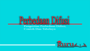 Perbedaan Difusi