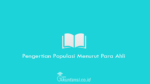 Pengertian-Populasi-Menurut-Para-Ahli