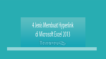 4 Jenis Membuat Hyperlink Di Microsoft Excel 2013