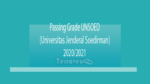 Passing Grade Unsoed (Universitas Jenderal Soedirman) 2020-2021