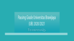 Passing Grade Universitas Brawijaya (Ub) 2020-2021