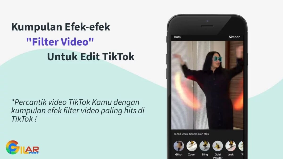 filter video tiktok