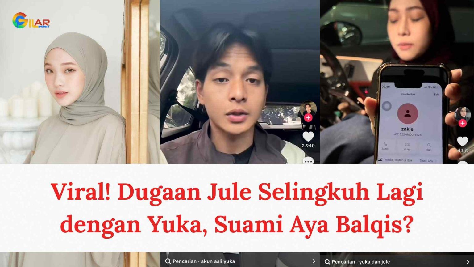 Viral! Jule Selingkuh Lagi? Dugaan Perselingkuhan Jule Dengan Yuka, Suami Aya Seleb Tiktok Asal Malaysia 1 Perselingkuhan Jule Dengan Yuka