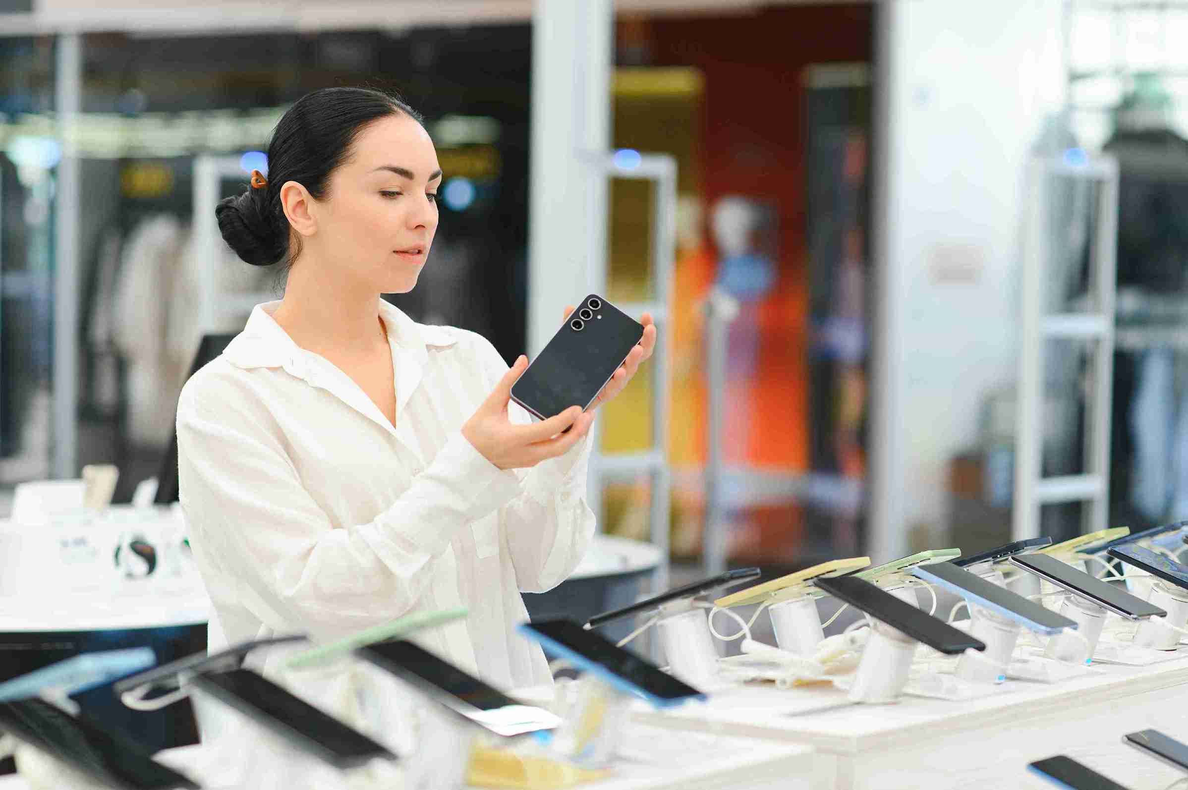 Buying New Smart Phone Tech Store Looking New Peace Tech Gadget 11Zon